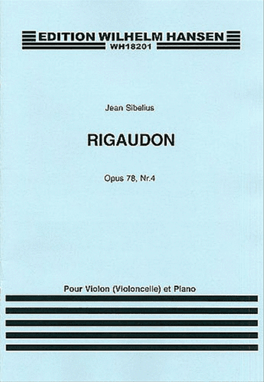 Jean Sibelius: Rigaudon Op.78 No.4