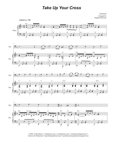 Take Up Your Cross (Trombone solo and Piano)