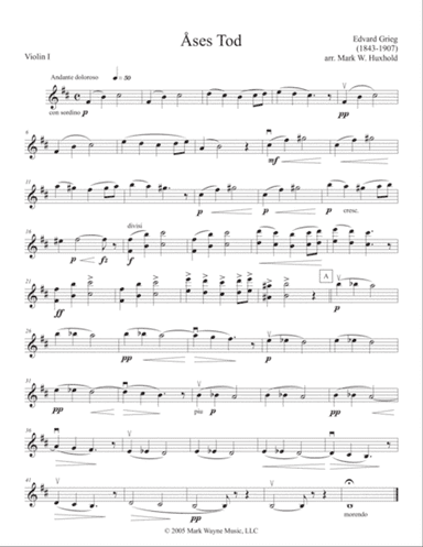 Åses Tod and Anitras Tanz from Peer Gynt