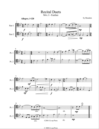 Recital Duets Tenor Clef Book