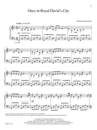 Once in Royal David’s City