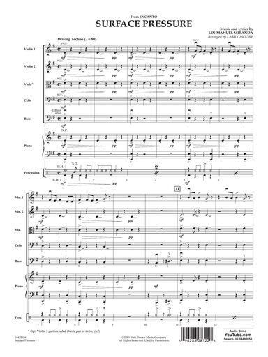 Surface Pressure (from Encanto) - Conductor Score (Full Score)