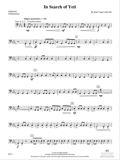 In Search of Yeti: Timpani