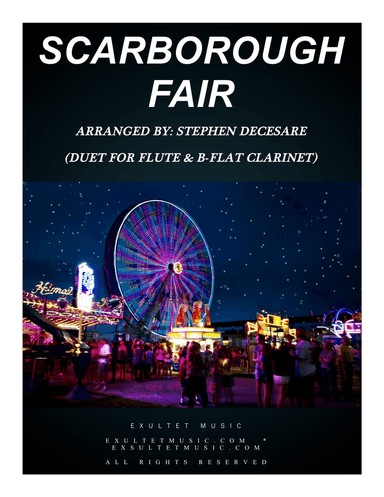 Scarborough Fair (Duet for Flute & Bb-Clarinet)
