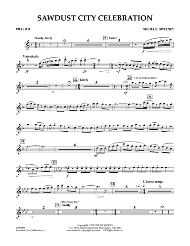 Sawdust City Celebration - Piccolo