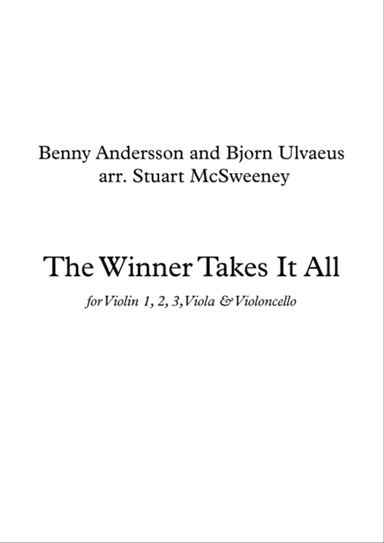 The Winner Takes It All