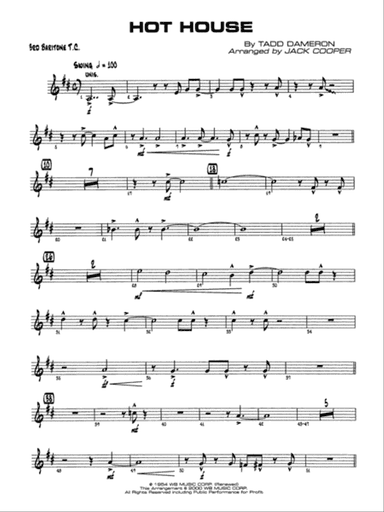 Hot House: 3rd Baritone T.C.