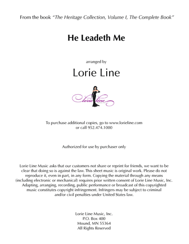 He Leadeth Me