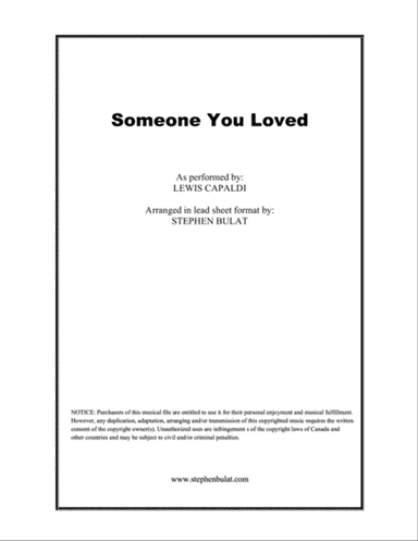 Someone You Loved