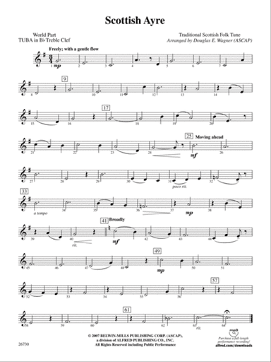 Scottish Ayre: (wp) B-flat Tuba T.C.