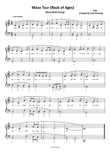 Maoz Tzur (Hanukkah Song)