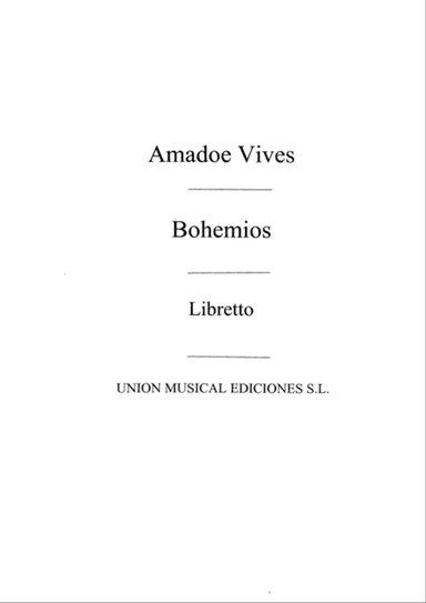 Bohemios Libreto