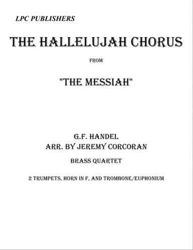 The Hallelujah Chorus for Brass Quartet