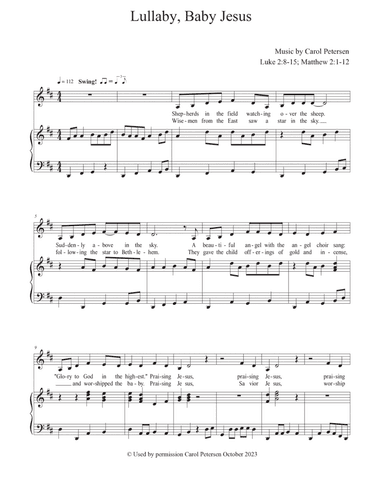 Lullaby, Baby Jesus