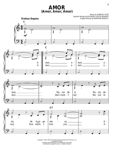 Amor (Amor, Amor, Amor)