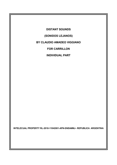 DISTANT SOUNDS (SONIDOS LEJANOS)