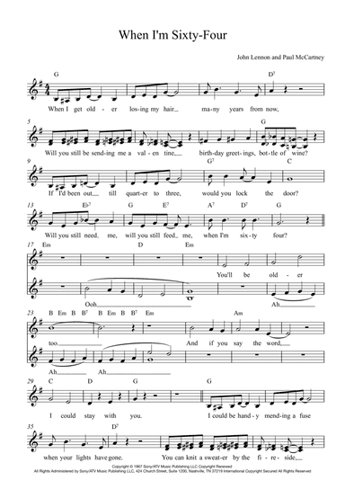 When I'm Sixty-four