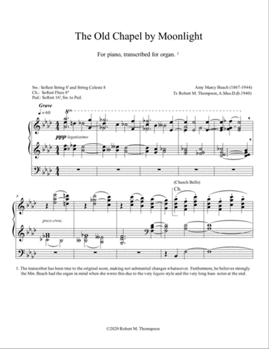 The Old Chapel in the Moonlight