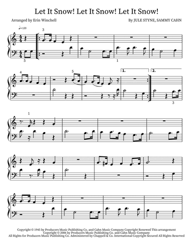 Let It Snow! Let It Snow! Let It Snow!