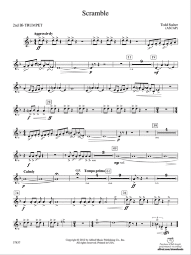Scramble: 2nd B-flat Trumpet