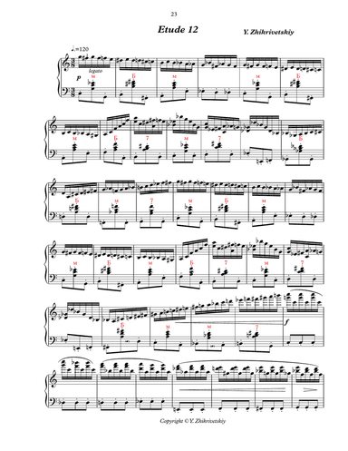Etude #12 for accordion