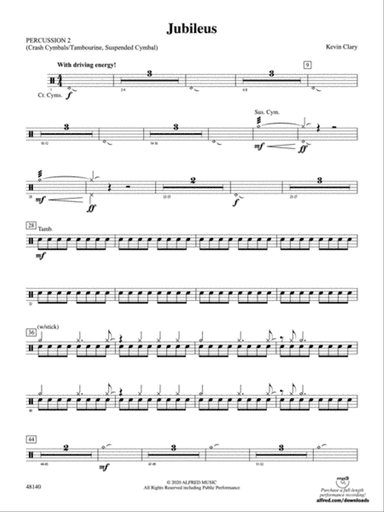 Jubileus: 2nd Percussion