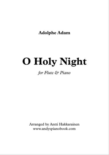 O Holy Night - Flute & Piano