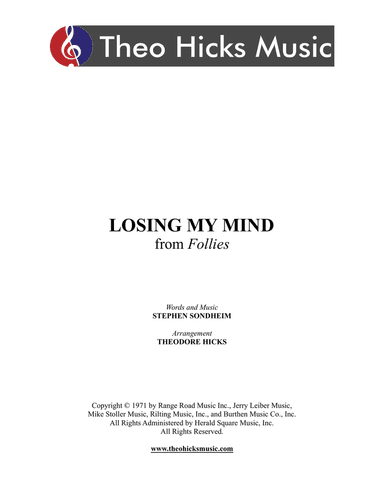 Losing My Mind