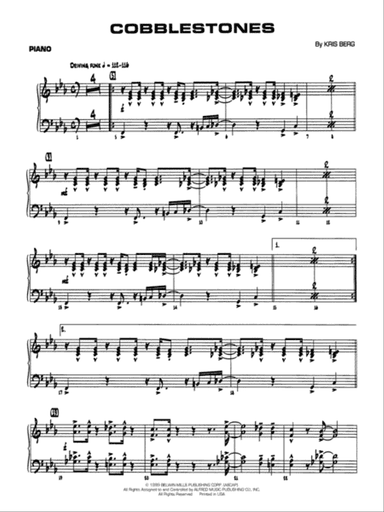 Cobblestones: Piano Accompaniment