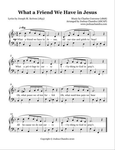 What a Friend We Have in Jesus