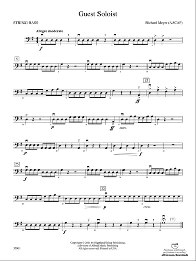 Guest Soloist: String Bass