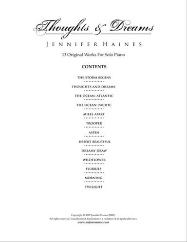 Thoughts and Dreams Collection