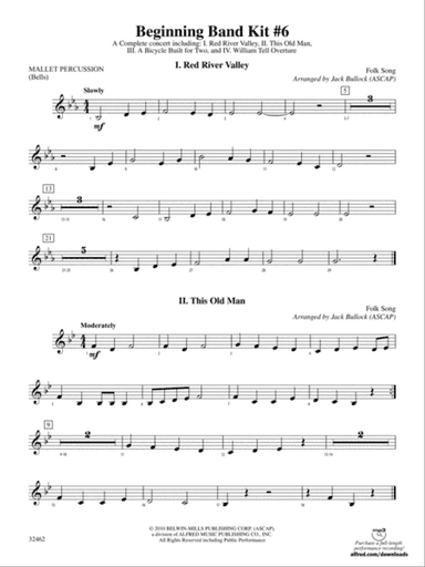 Belwin Beginning Band Kit #6: Mallets