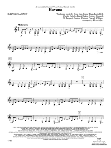 Havana: B-flat Bass Clarinet