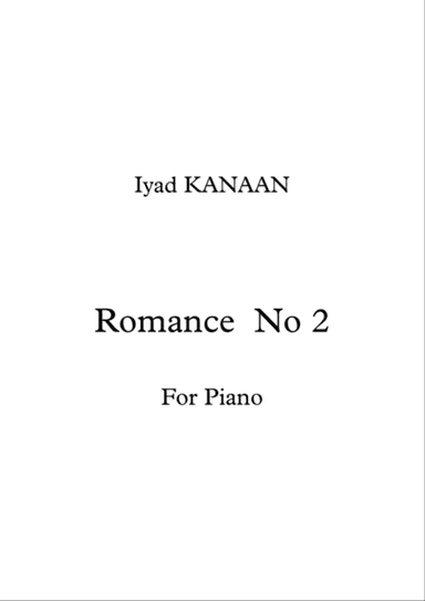 Romance No 2 For Piano