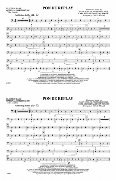 Pon de Replay: Electric Bass
