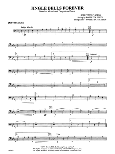 Jingle Bells Forever: 2nd Trombone