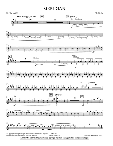 Meridian - Bb Clarinet 2