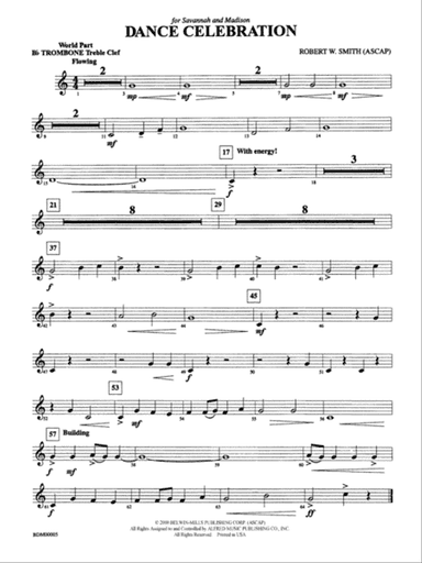 Dance Celebration: (wp) 1st B-flat Trombone T.C.