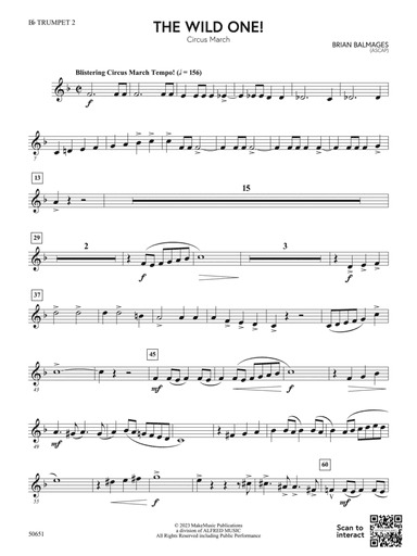 The Wild One!: 2nd B-flat Trumpet