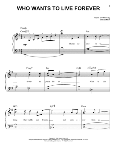 Who Wants To Live Forever