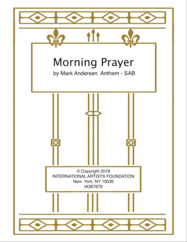 Morning Prayer Three part choir SAB