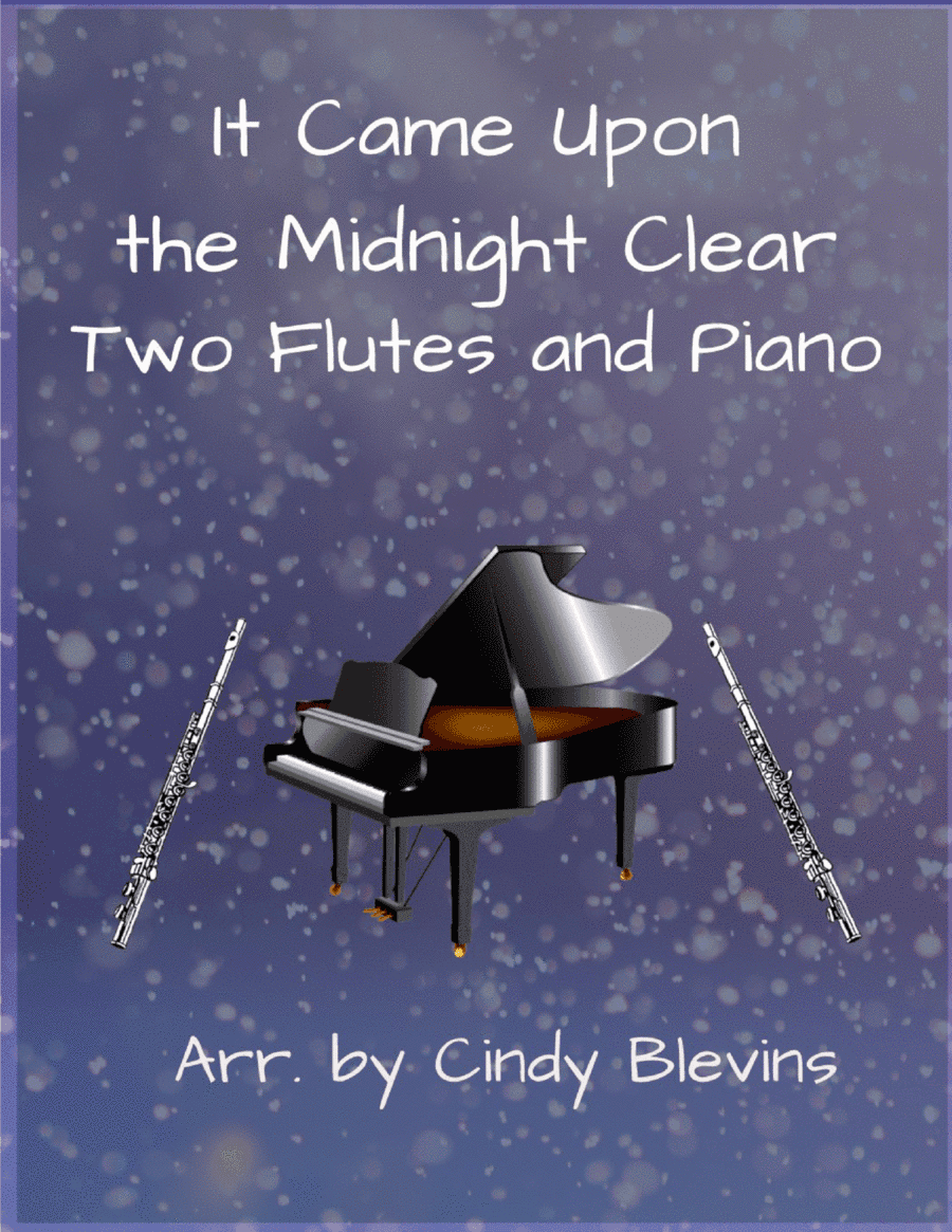 It Came Upon the Midnight Clear, Two Flutes and Piano