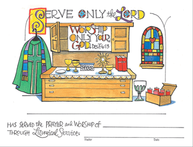 Certificate-Liturgy Minister