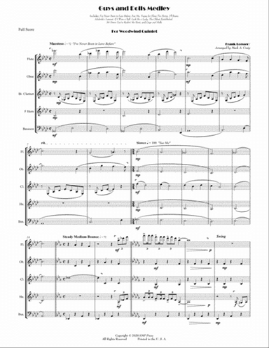 Guys And Dolls Overture