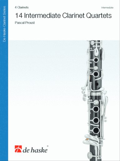 14 Intermediate Clarinet Quartets