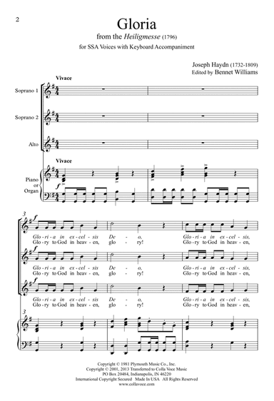 Gloria: from "Heiligmesse"