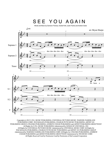 See You Again from FURIOUS 7