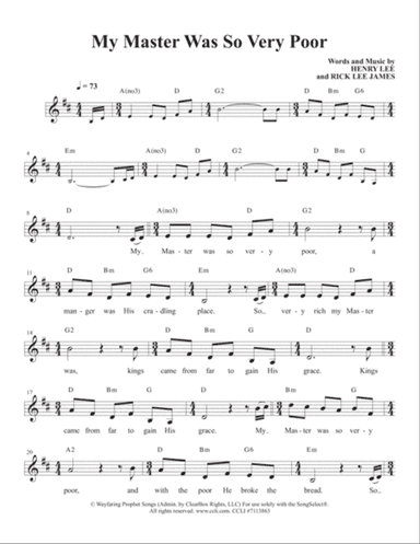 My Master Was So Very Poor