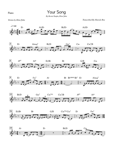 Your Song
